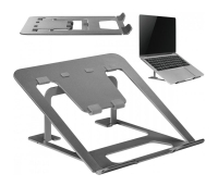 Alumiiniumist kokkupandav Ergo Office sülearvuti 11-15 alus hall