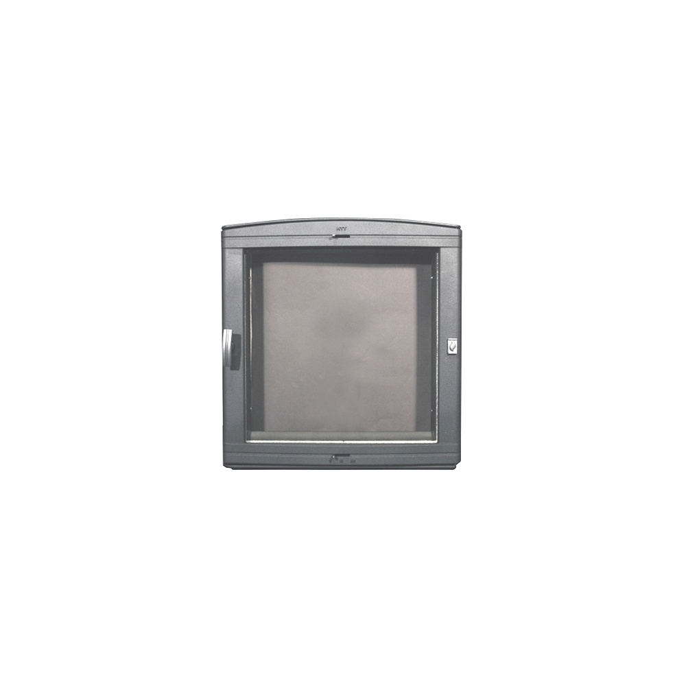 HTT501Kaminauks/Ahjuuks, hall, Sisemõõt:410x410mm, Välismõõt:503x525mm