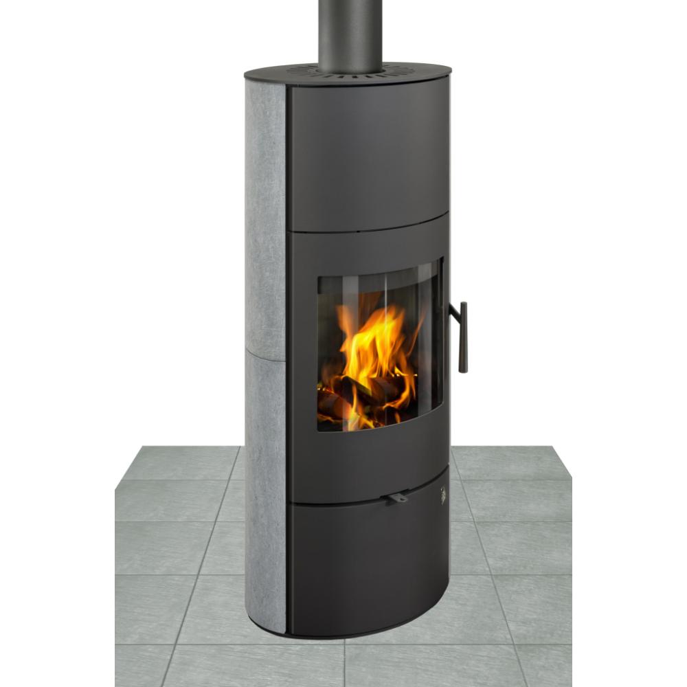 Kamin EVORA 02 AKKUM KIVI ,  4KW, kõrgus 1312mm