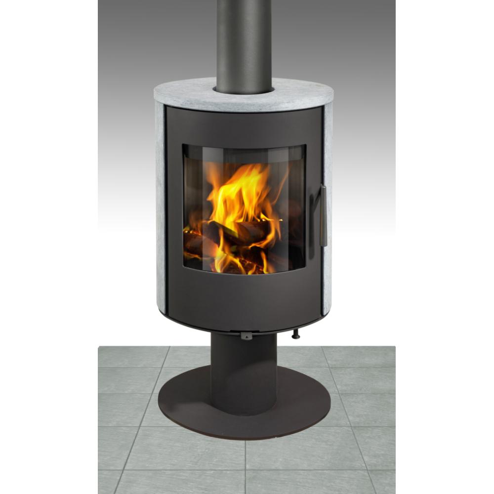 Kamin EVORA T 02 KIVI ,  4KW, kõrgus 997mm