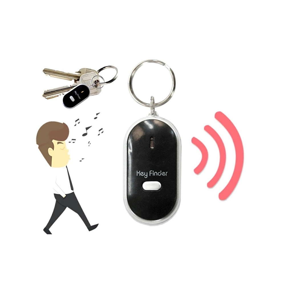 Võtmeotsija- vilele reageeriv võtmehoidja  must