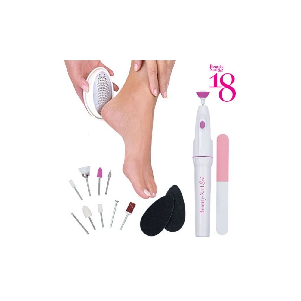 Beauty Nail maniküüri ja pediküüri komplekt (18 osaline)