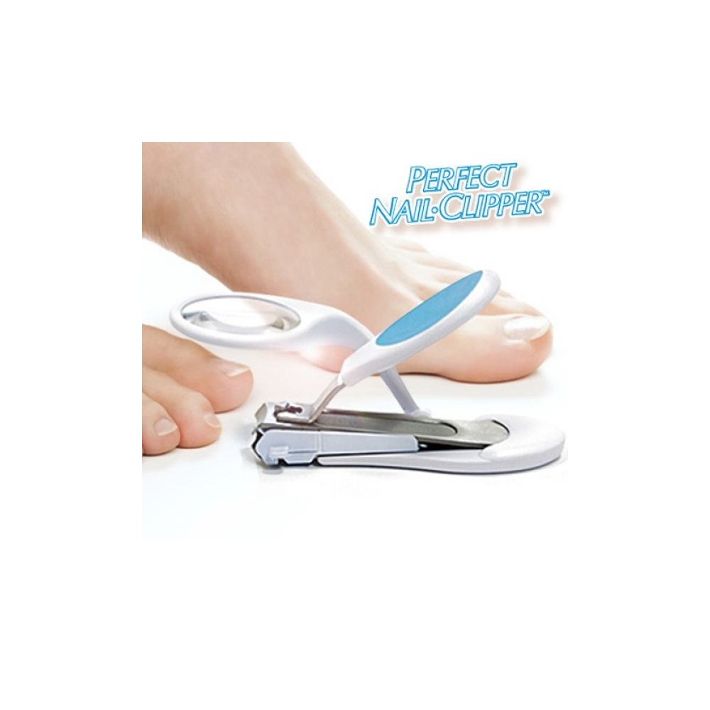 Perfect Nail Clipper küünetangid LED-lambi ja suurendusklaasiga