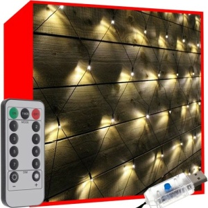  Valguskardin  aeda 160 LED USB - soe valge 