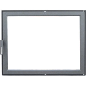 302Kaminauks/Ahjuuks, satiinhõbe, Sisemõõt:550x410mm, Välismõõt:623x483mm