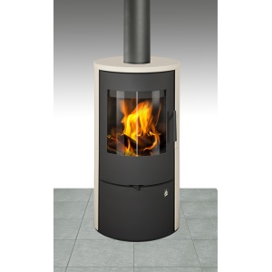 Kamin EVORA 01 täis keraamika ,  4KW, kõrgus 996mm