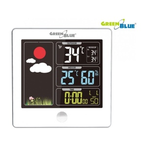GreenBlue GB521W juhtmevaba ilmajaam DCF süsteemiga valge