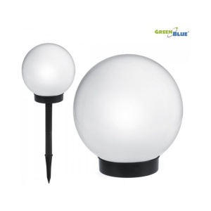SOLAR LED PALL 30x30x63cm Valge