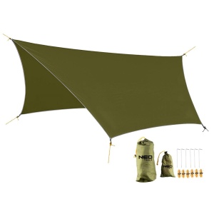 Veekindel tent 3,6 X 2,9 m, komplekt konksude ja nööridega