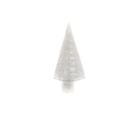 Jõulupuu Suled Valge Rotang LED valgustus 20 x40 cm