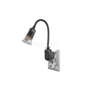 Pistikvalgusti LED  must