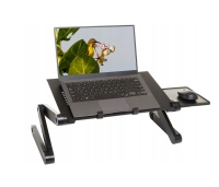 Jahutusfunktsiooniga reguleeritav sülearvuti laud must