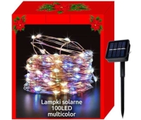 Päikeseenergial töötavad mitmevärvilised  tuled - 100 LED