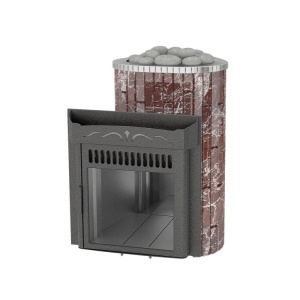 Saunaahi Maxi, Rosso Levante (küttevõimsus 12-30 m3/ 25kW) teisest ruumist köetav