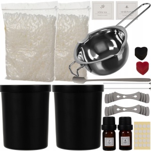 DIY küünalde valmistamise komplekt  Ruhhy- 2 tk must