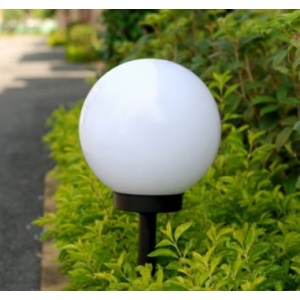 SOLAR LED PALL  25x25x58cm Valge