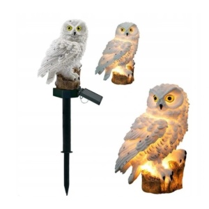  LED aialamp , Öökull valge