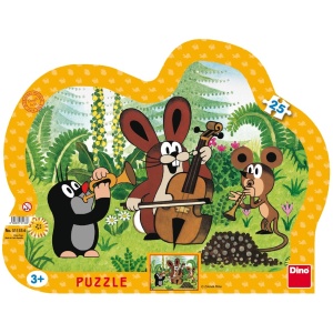 Dino siluett plaatpuzzle 25 tk Mutt