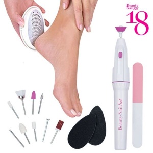 Beauty Nail maniküüri ja pediküüri komplekt (18 osaline)