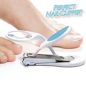 Perfect Nail Clipper küünetangid LED-lambi ja suurendusklaasiga