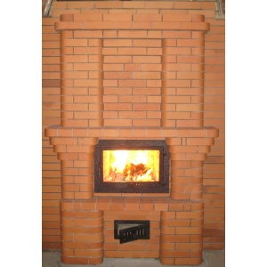 Telliskiviahi, kamin-küpsetusahi, punane tellis (kõrgus2200, laius1500)