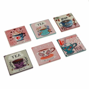Klaasialused Versa Tea 10 x 10 cm  , 6 tk.