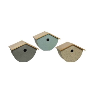 Linnumaja Decoris Bambus (13,5 x 12 x 17,3 cm)