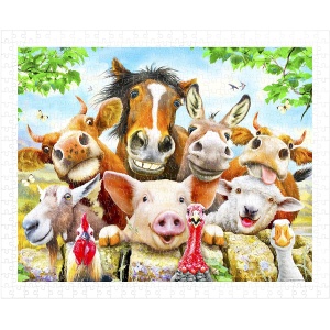 Farmiloomade selfie puzzle 500 tk plastik