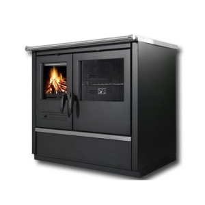 Keskküttepliit North ECO must keraamilise plaadiga paremakäeline 15kW