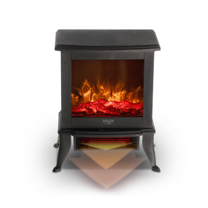 Elektrikamin, 1000 W / 1800 W, 3D leegiefekt, termostaat