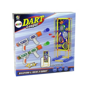 4 ühes sihtmärgi viskemängukotid vahupallipüstoliga