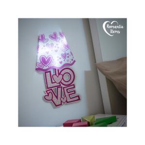 Romantic Items LED Heart Wall Sticker