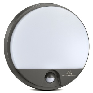 LED-lamp koos liikumisanduriga -infrapuna-Ip54 veekindel. Hall ja valge