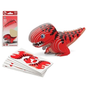 3D PUSLE DINO PUNANE  18 X 8 CM