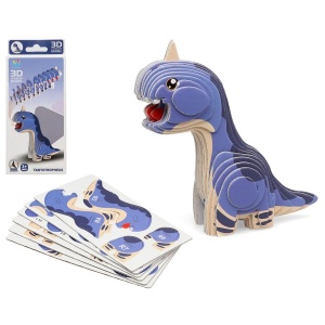 3D PUSLE DINO SININE 18 X 8 CM