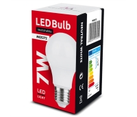 Lambipirn LED E27, 7W, 230V, NW looduslik valge, 4000K, 710lm,