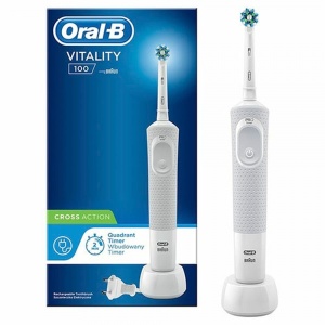 ELEKTRILINE HAMBAHARI ORAL-B CROSS ACTION VALGE