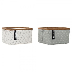 KORV DKD HOME DECOR  (38 X 30 X 23 CM) (2 PCS)