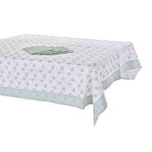 LAUAPESUKOMPLEKT DKD HOME DECOR KWIATY  (150 X 250 X 0,5 CM)