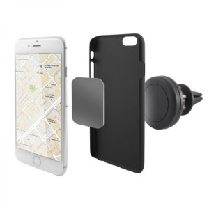 MAGNEETILINE MOBIILTELEFONI HOIDIK AUTOSSE KSIX 360º MUST