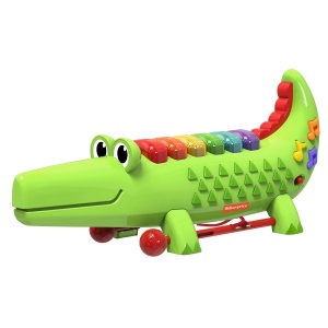 MUUSIKALINE MÄNGUASI FISHER PRICE KROKODILL KSÜLOFON
