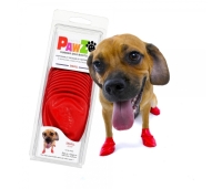Saapad PAWZ koerale , punane,  suurus S 12tk
