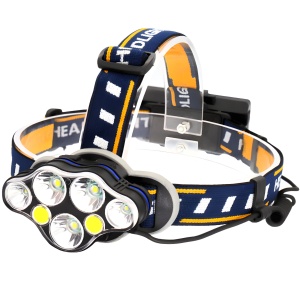 Pealamp 8 LED CREE COB, veekindel, laetav USB