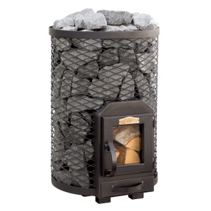 Saunaahi Stoveman 13R, (küttevõimsus 6-13m3/15,4KW) klaasist ukseplaat
