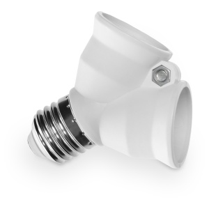 Pirnijaoturi adapter E27/2xE27