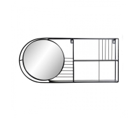 Riiulid peegliga DKD HOME DECOR METALL (59 X 10 X 27 CM)