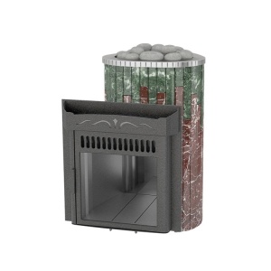 Maxi  saunaahi , Serpetiin+Rosso Levante  (küttevõimsus 12-30 m3/ 25kW)